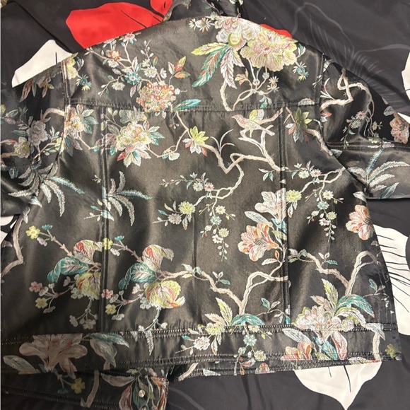H&M Multicolor Floral Bomber Jacket - Picture 9 of 11